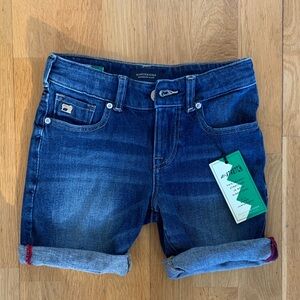 Scotch & Soda Girls Dark Blue Denim Shorts.  Size 8